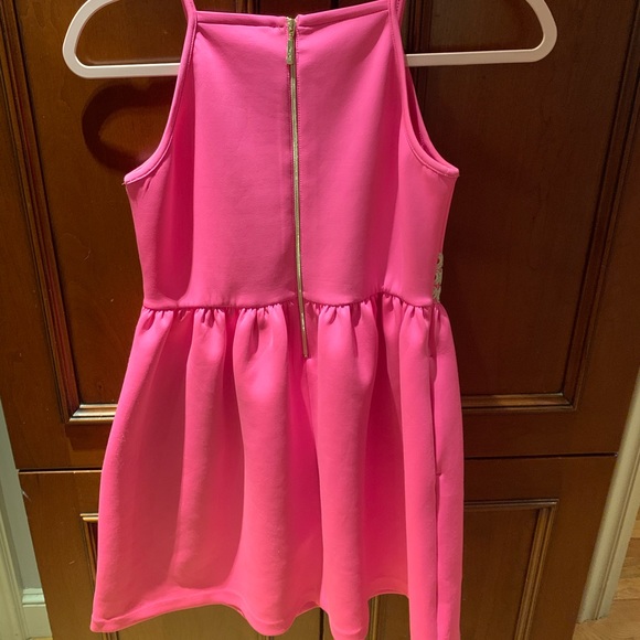 Lily Pulitzer kids pink and gold elize dress - Picture 3 of 3